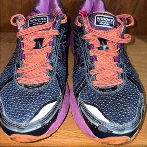 Brooks Women's Athletic Shoes - Black, Purple, and Orange